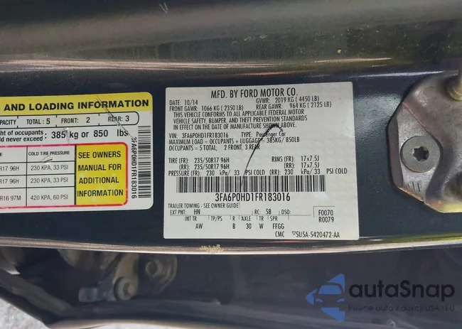 3FA6P0HD1FR183016: 43263028