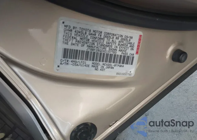 JT8BF28G0X0157783: 43263074