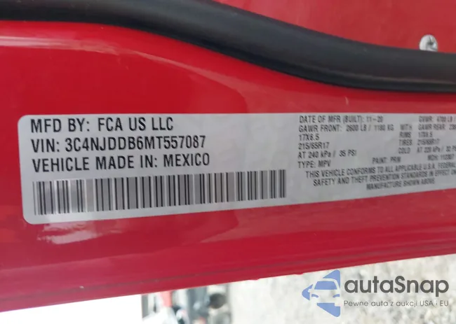 3C4NJDDB6MT557087: 43262546