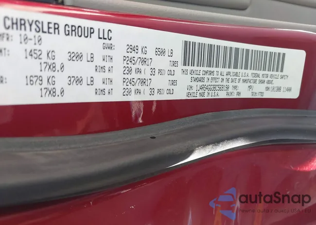 1J4RS4GG3BC569190: 43264325