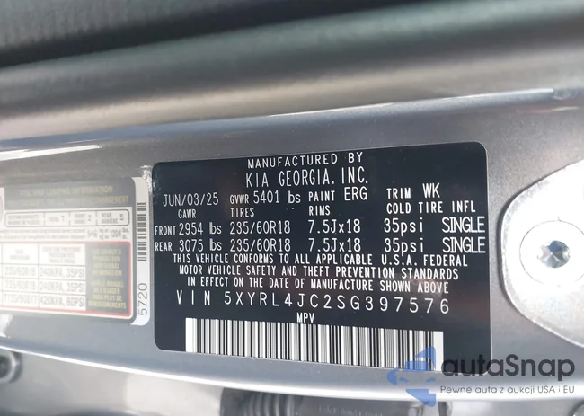 5XYRL4JC2SG397576: 43263563