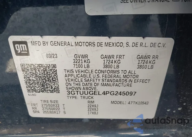 3GTUUGEL4PG245097: 43263583