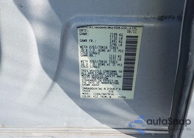 1N6AD0ER7BC439873: 43263807