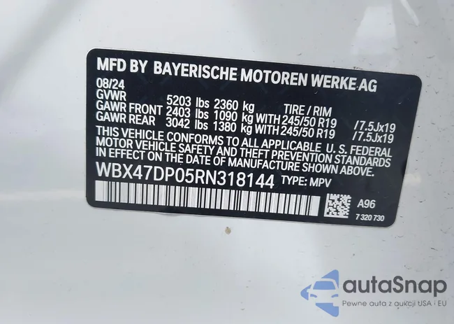 WBX47DP05RN318144: 43264839