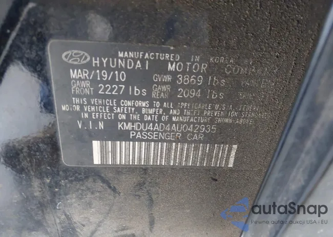 KMHDU4AD4AU042935: 43265054