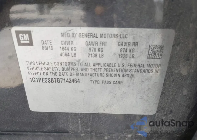 1G1PE5SB7G7142464: 43265108