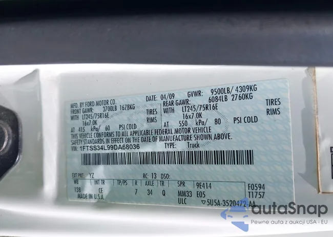 1FTSS34L99DA68036: 43265204