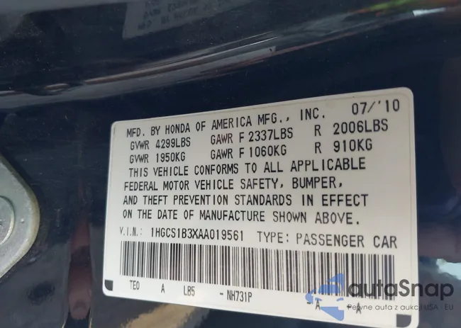 1HGCS1B3XAA019561: 43265225