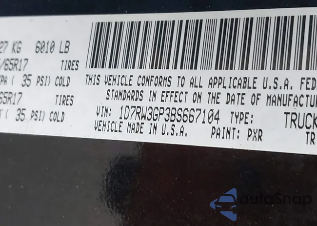 1D7RW3GP3BS667104: 43265327