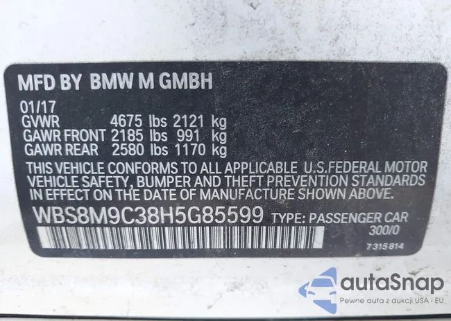 WBS8M9C38H5G85599: 43265348