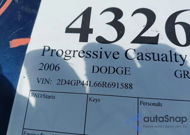 2D4GP44L66R691588: 43265372