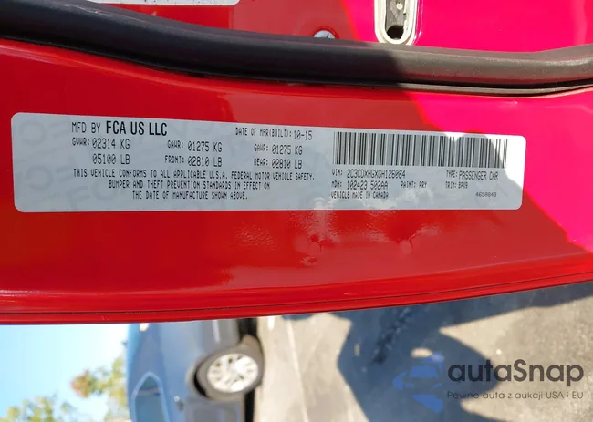 2C3CDXHGXGH126064: 43265402