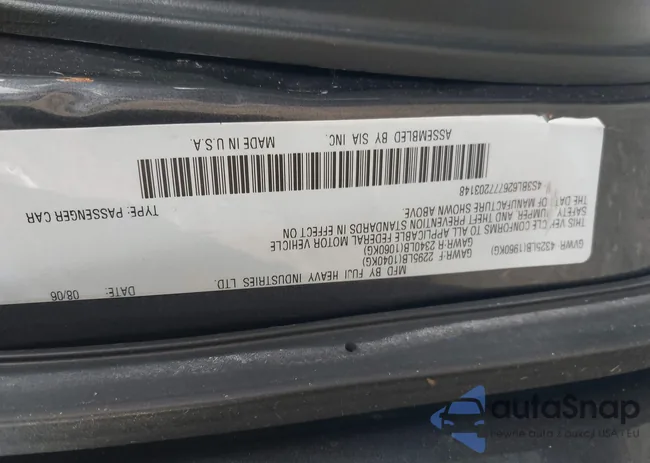 4S3BL626777203148: 43265414