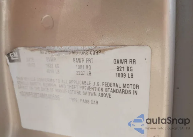 1G2NF52E74M540636: 43264433