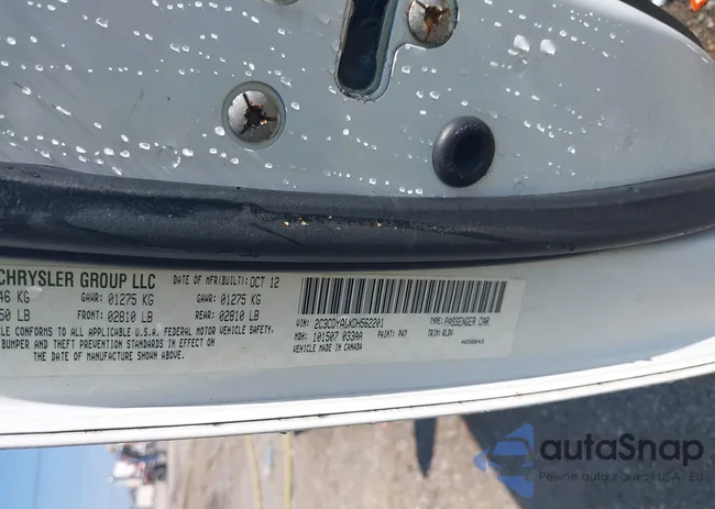 2C3CDYAGXDH562201: 43264535