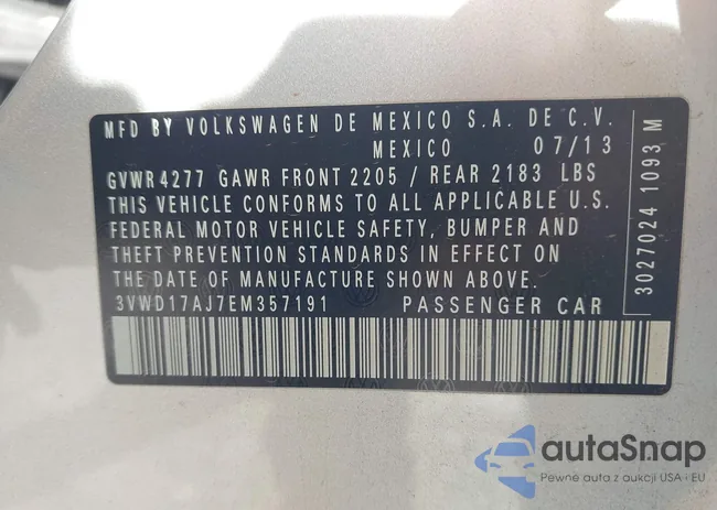 3VWD17AJ7EM357191: 43264649