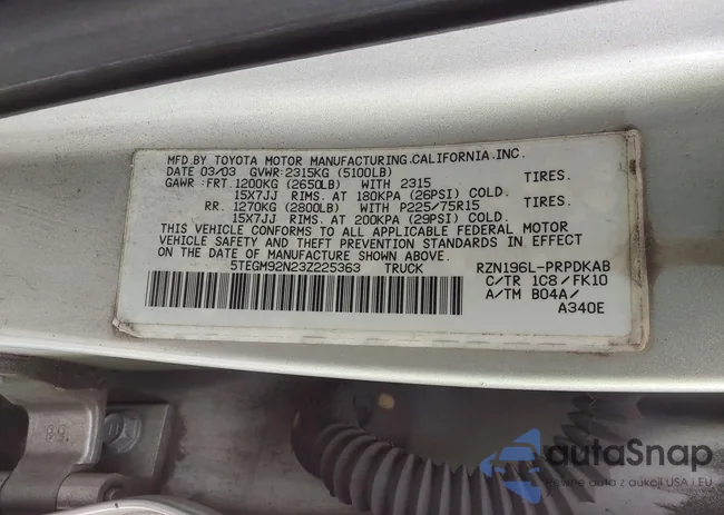 5TEGM92N23Z225363: 43264707