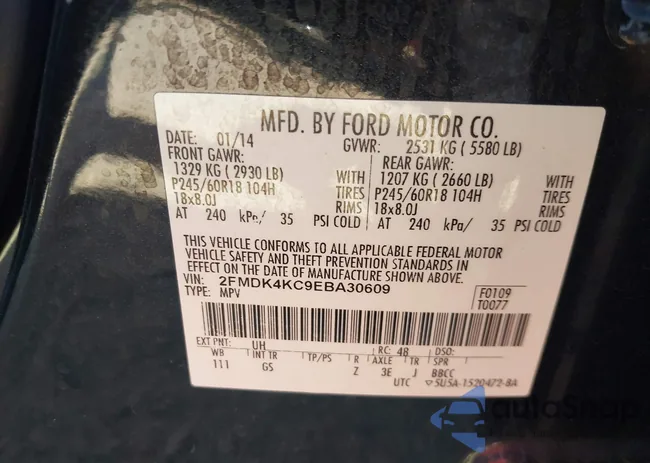 2FMDK4KC9EBA30609: 43264752