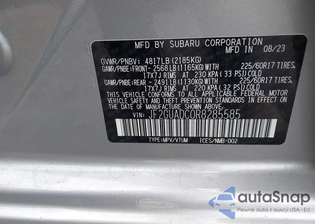 JF2GUADC0R8285585: 43264768