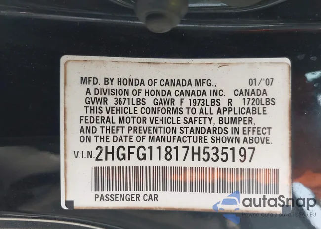 2HGFG11817H535197: 43266036