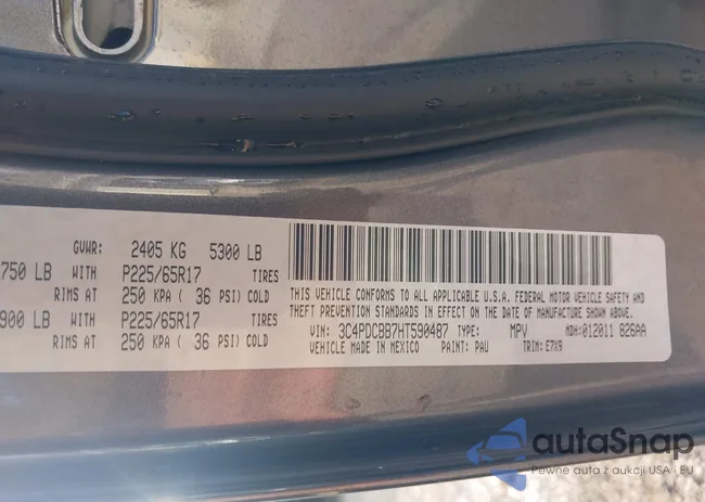 3C4PDCBB7HT590487: 43266109