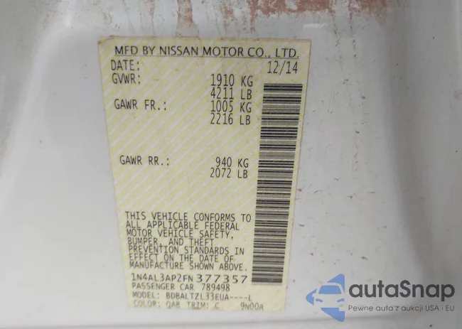 1N4AL3AP2FN377357: 43266153