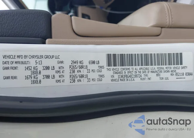 1C4RJFBG4EC199724: 43266250