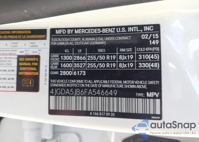 4JGDA5JB6FA546649: 43266269