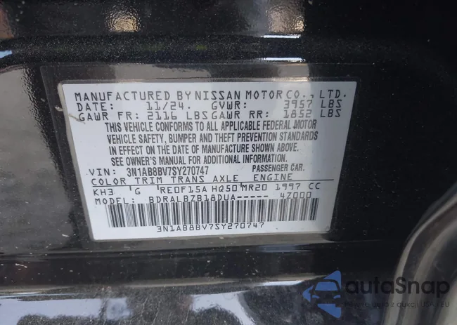 3N1AB8BV7SY270747: 43266274