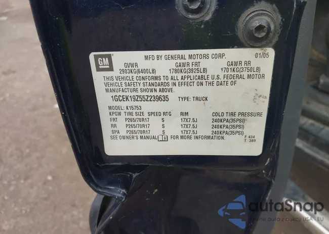 1GCEK19Z55Z239635: 43265561