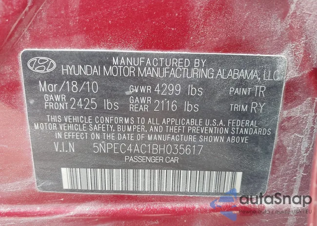 5NPEC4AC1BH035617: 43265586