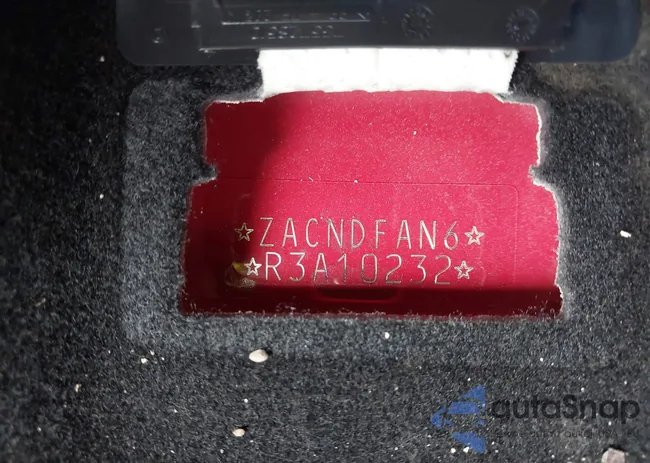 ZACNDFAN6R3A10232: 43265723