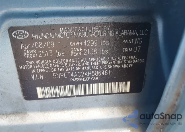 5NPET4AC2AH586461: 43265724