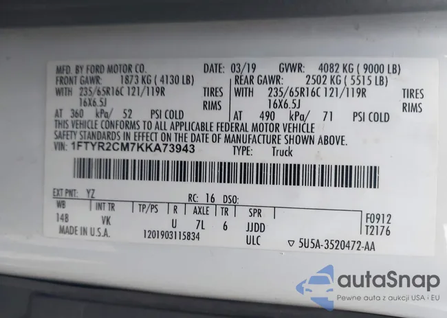 1FTYR2CM7KKA73943: 43265731