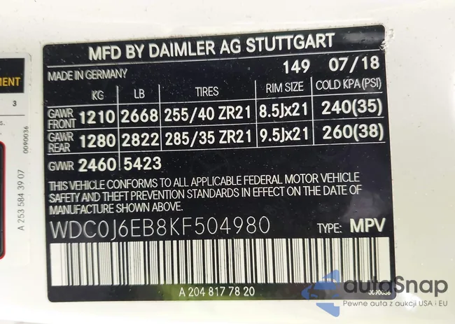 WDC0J6EB8KF504980: 43265786