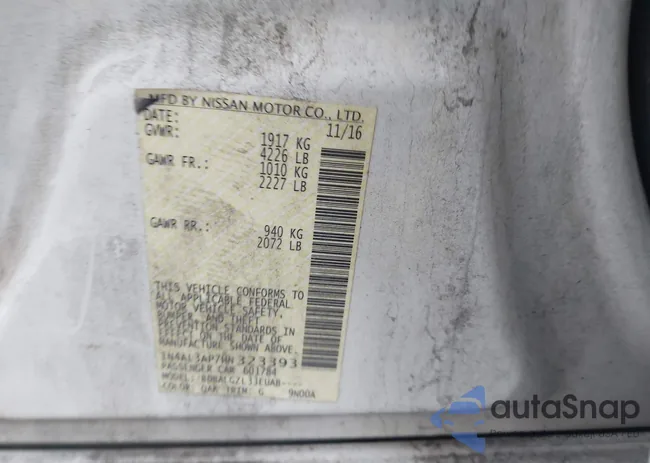 1N4AL3AP7HN323393: 43267195