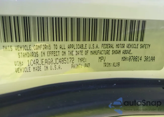 1C4RJEAG0JC485172: 43267292