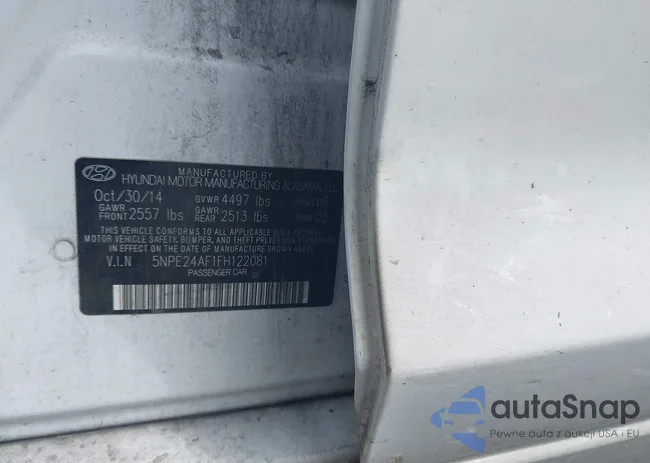 5NPE24AF1FH122081: 43266521