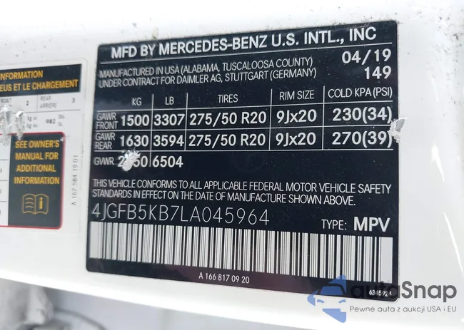 4JGFB5KB7LA045964: 43266691