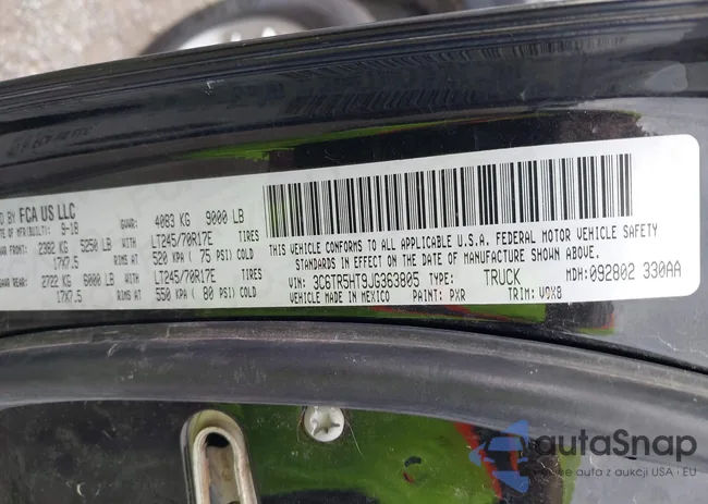 3C6TR5HT9JG363805: 43267863