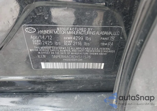 5NPEB4AC8DH511576: 43268148