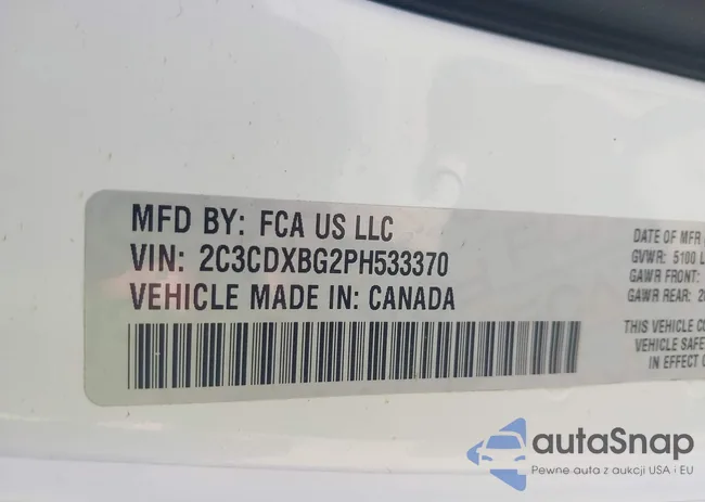 2C3CDXBG2PH533370: 43267438