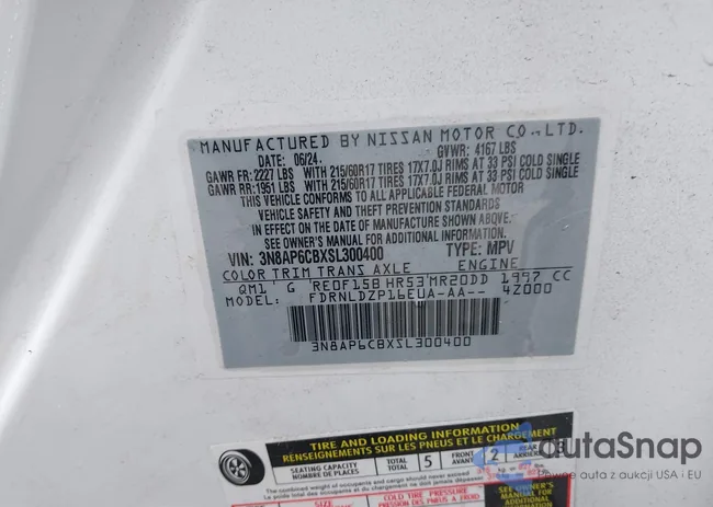 3N8AP6CBXSL300400: 43267461