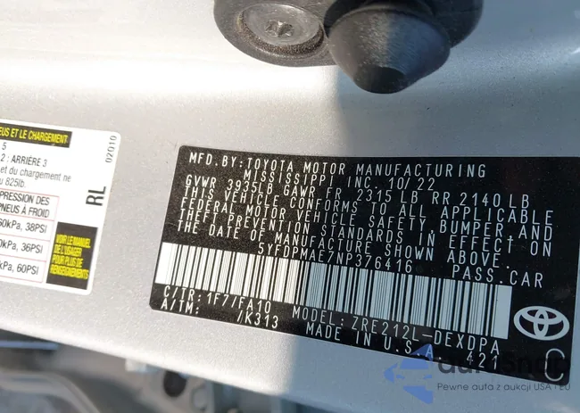 5YFDPMAE7NP376416: 43267756