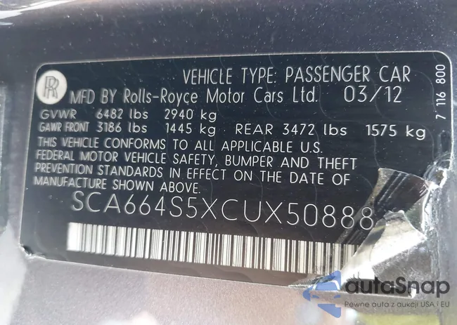 SCA664S5XCUX50888: 43267757