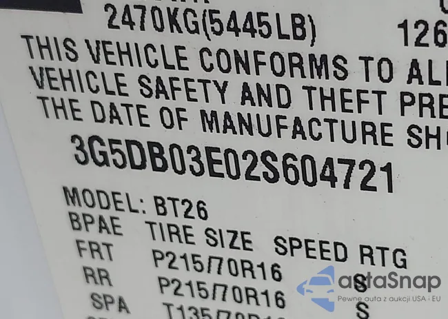 3G5DB03E02S604721: 43268877