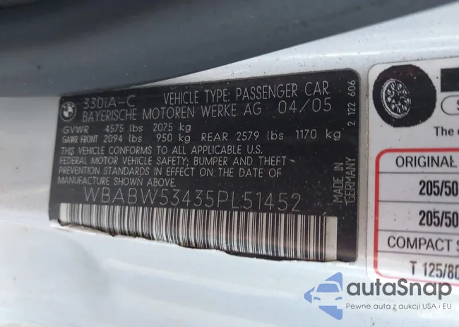 WBABW53435PL51452: 43268970