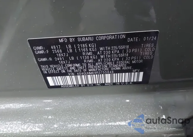 4S4GUHM69R3755848: 43269106