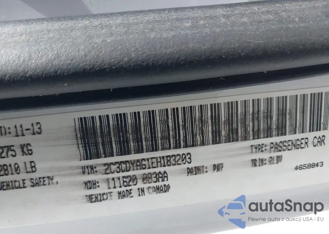 2C3CDYAG1EH183203: 43269129