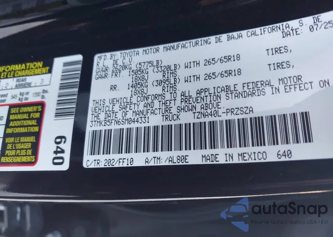 3TMKB5FN6SM044331: 43268595